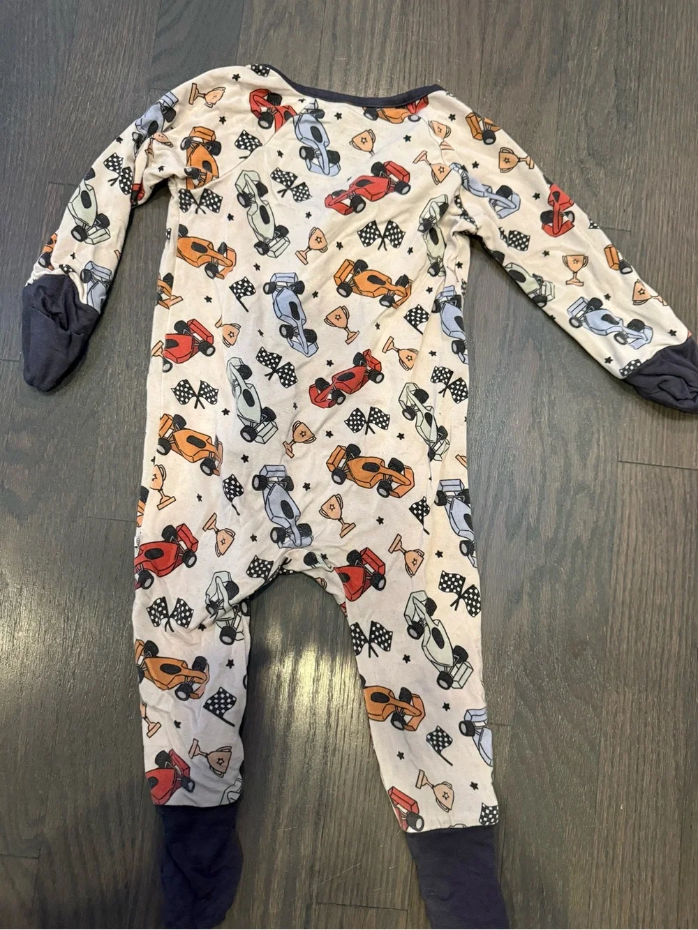Caden Lane Pit Crew Convertible Zip Bamboo Pajamas